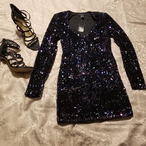 Sparkly mini dress